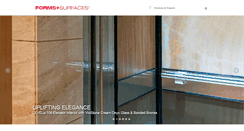 Desktop Screenshot of forms-surfaces.co.in
