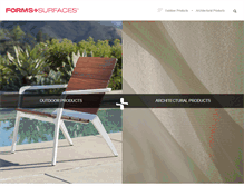 Tablet Screenshot of forms-surfaces.com